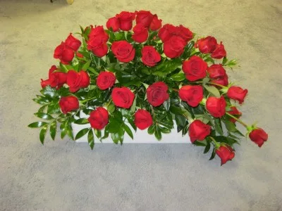 Red Rose Casket Piece Casket Piece Red Rose Casket Piece Casket Piece