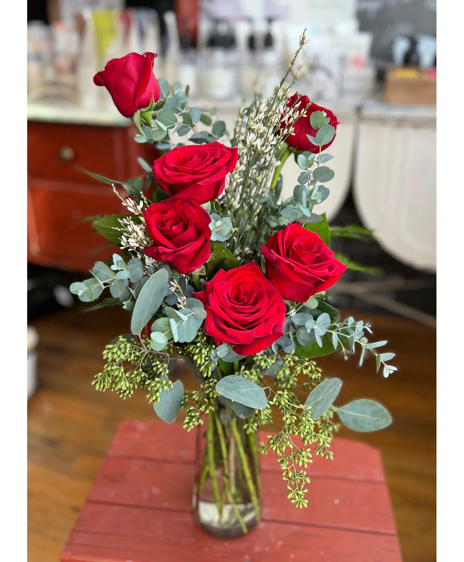 Half Dozen Red Roses