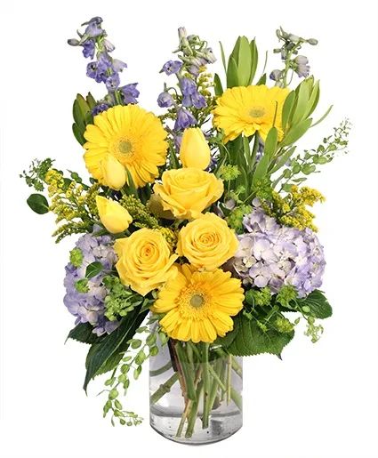 Lighthearted Hues Vase Arrangement