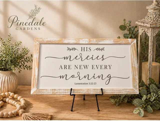 His Mercies Sign His Mercies Sign