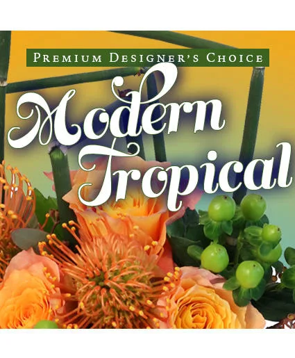 Modern Tropical Flowers Premium Designer's Choice Modern Tropical Flowers Premium Designer's Choice