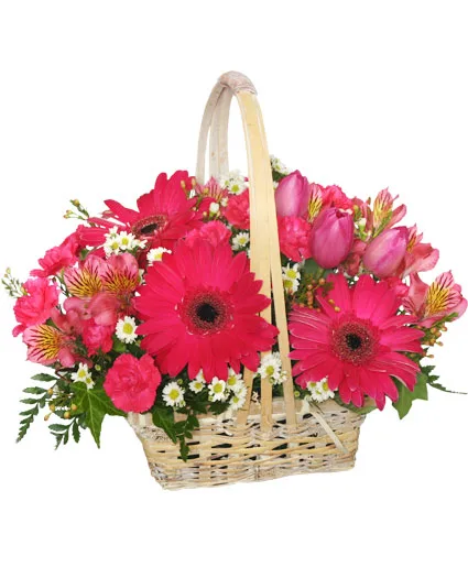 DESEANDOTE LO MEJOR Canasta Floral DESEANDOTE LO MEJOR Canasta Floral