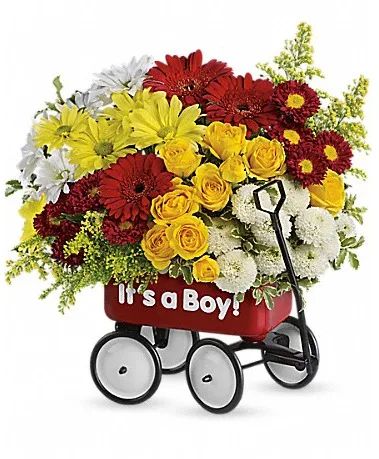 Baby's Wow Wagon by Teleflora - Boy all around