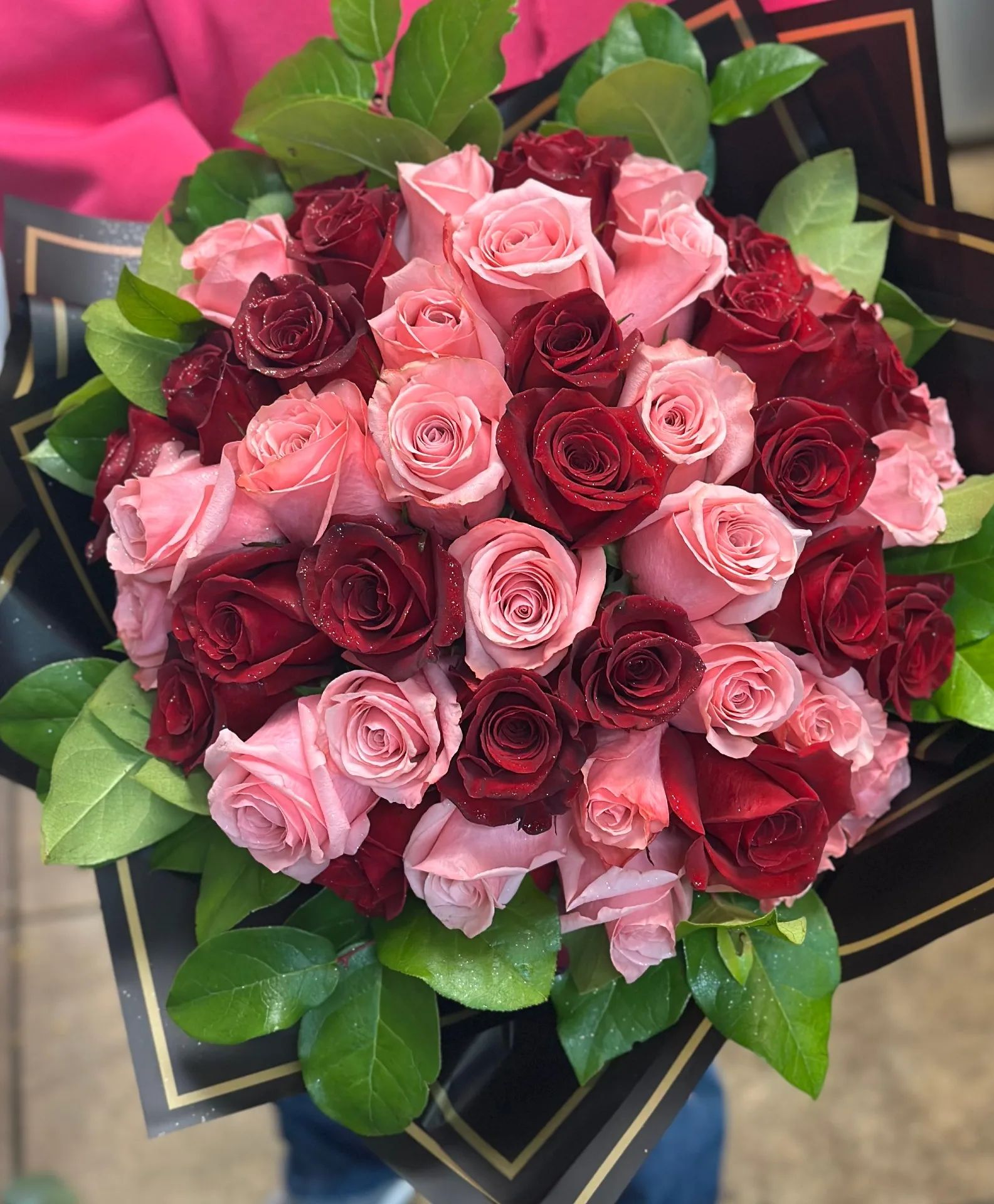 Classic 50 Rose Ramo Wrap Choose Color