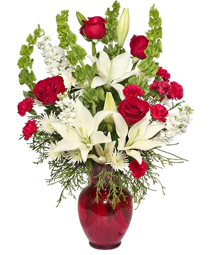 Classical Christmas Floral Arrangement Classical Christmas Floral Arrangement