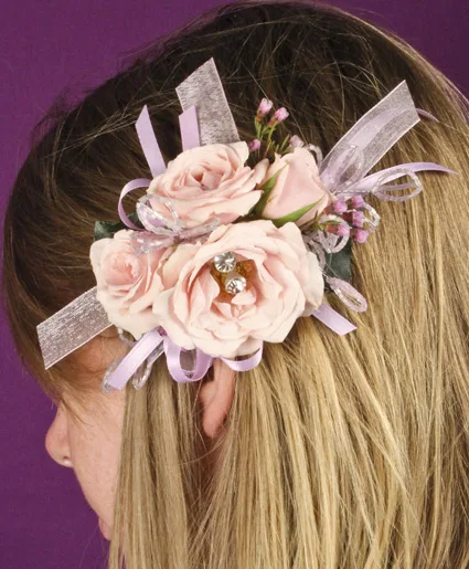BLUSH PINK Prom Hairpiece BLUSH PINK Prom Hairpiece