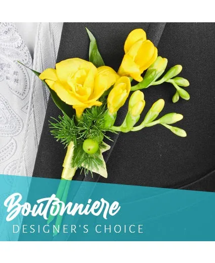 Prom Boutonniere Designer's Choice Prom Boutonniere Designer's Choice