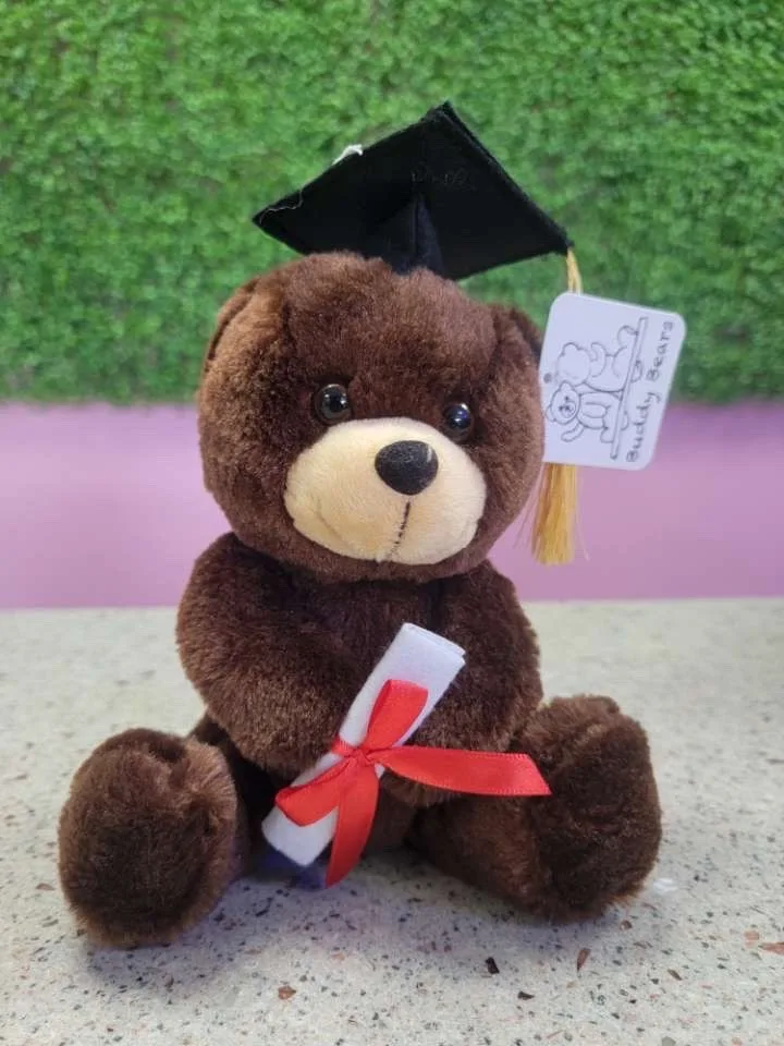 9"H Graduation Cap & Diploma Bear 9"H Graduation Cap & Diploma Bear