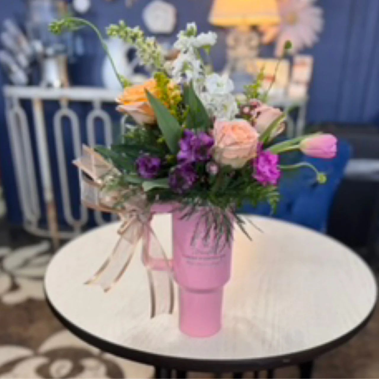 Tumbler & Flowers