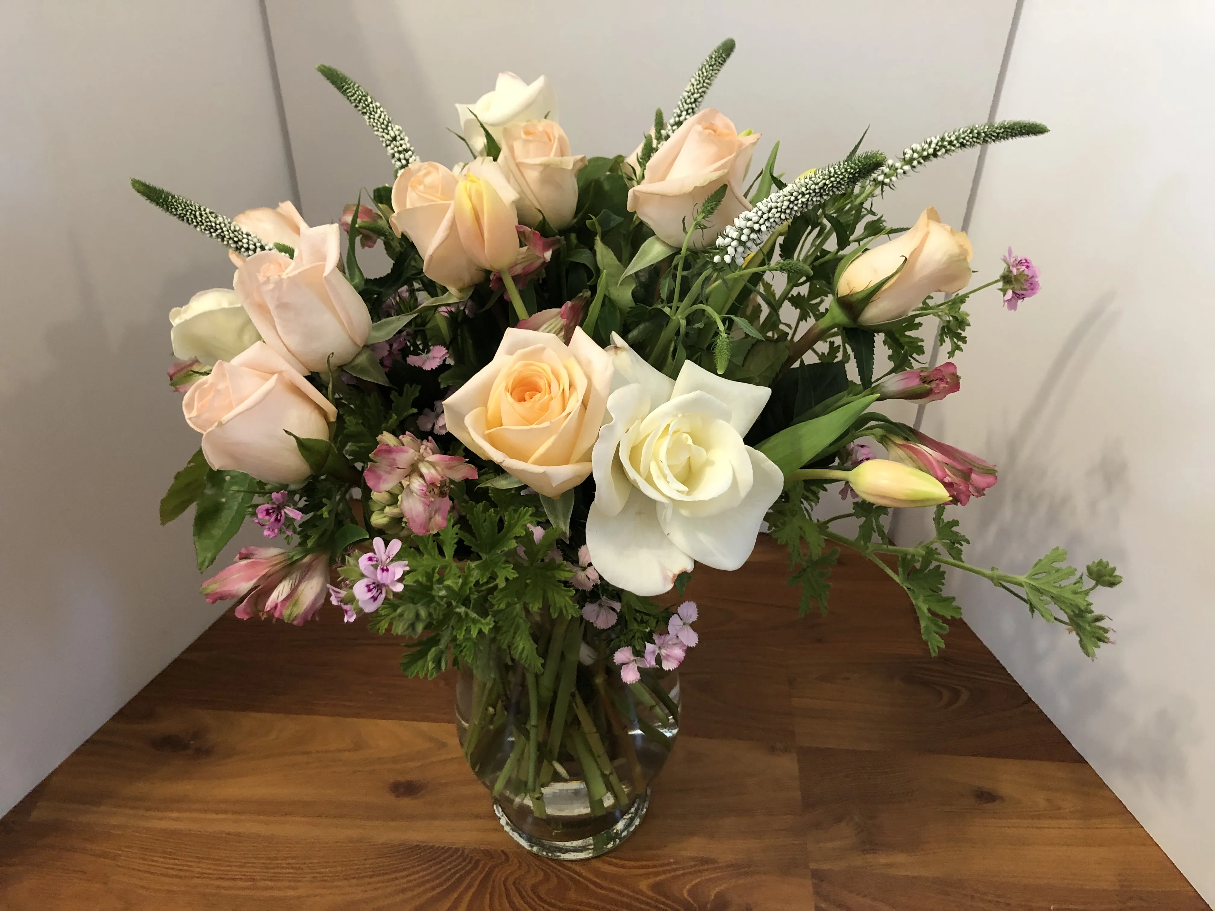 A Garden Rose Bouquet A Garden Rose Bouquet