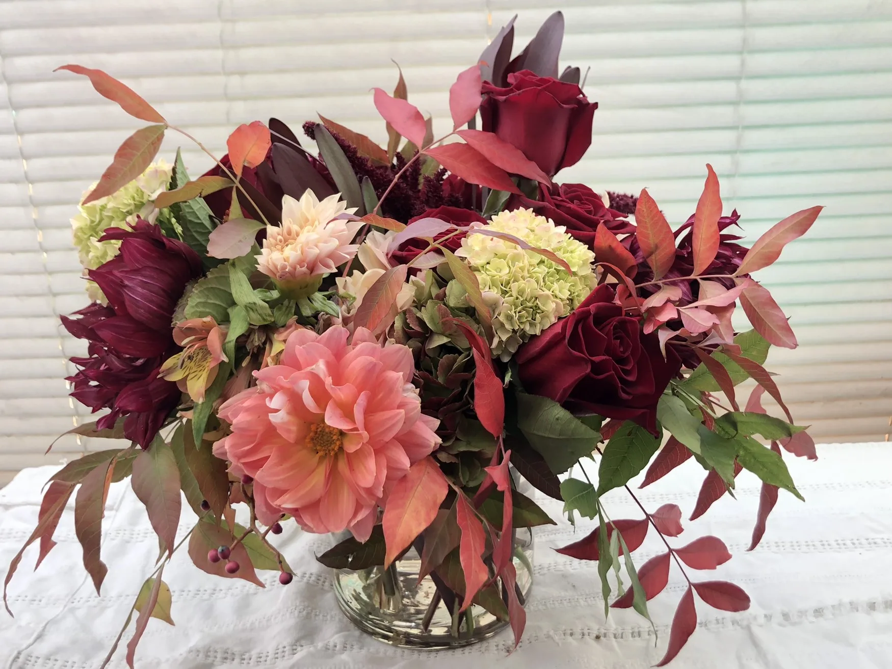 A Dahlia Bouquet A Dahlia Bouquet