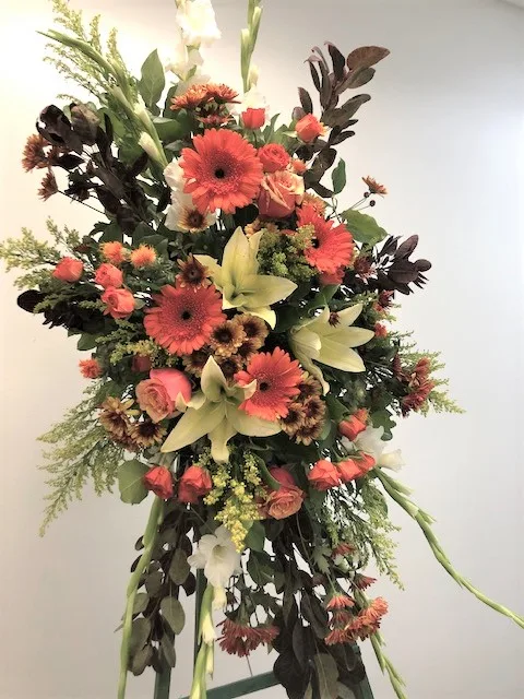 Sympathy-Funeral Colorful Standing Spray Sympathy-Funeral Colorful Standing Spray
