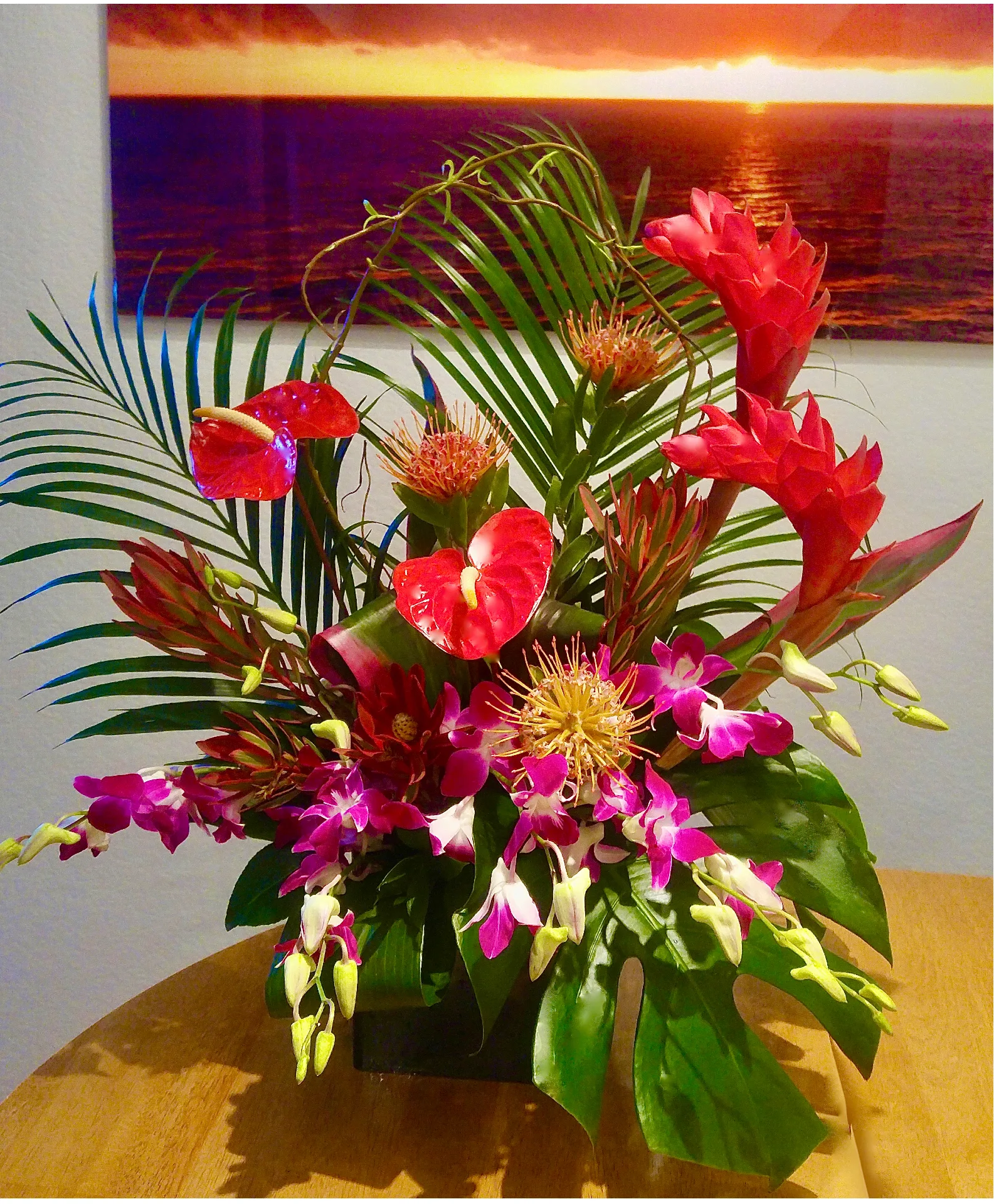 Hello Honolulu Tropical Arrangement Hello Honolulu Tropical Arrangement