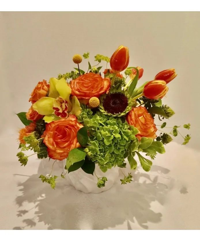 Vibrant Fall Flower Arrangement
