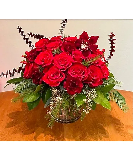 Crimson Enchantment Floral Arrangement Crimson Enchantment Floral Arrangement