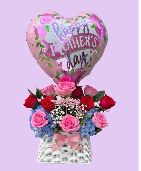 Blush and Bloom Bouquet Bag Mothers Day