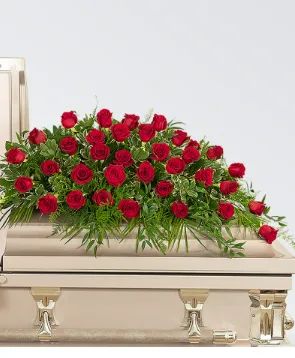Forever loved Casket Spray Funeral