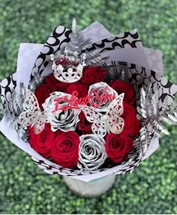 I love you Platinum Bouquet Ramo Romance I love you Platinum Bouquet Ramo Romance