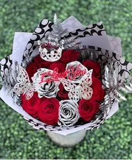 I love you Platinum Bouquet Ramo Romance