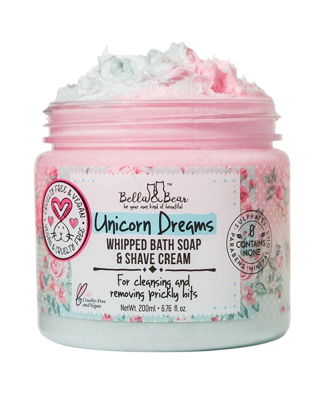Unicorn Dreams Whipped Bath Soap & Shave Cream 6.7