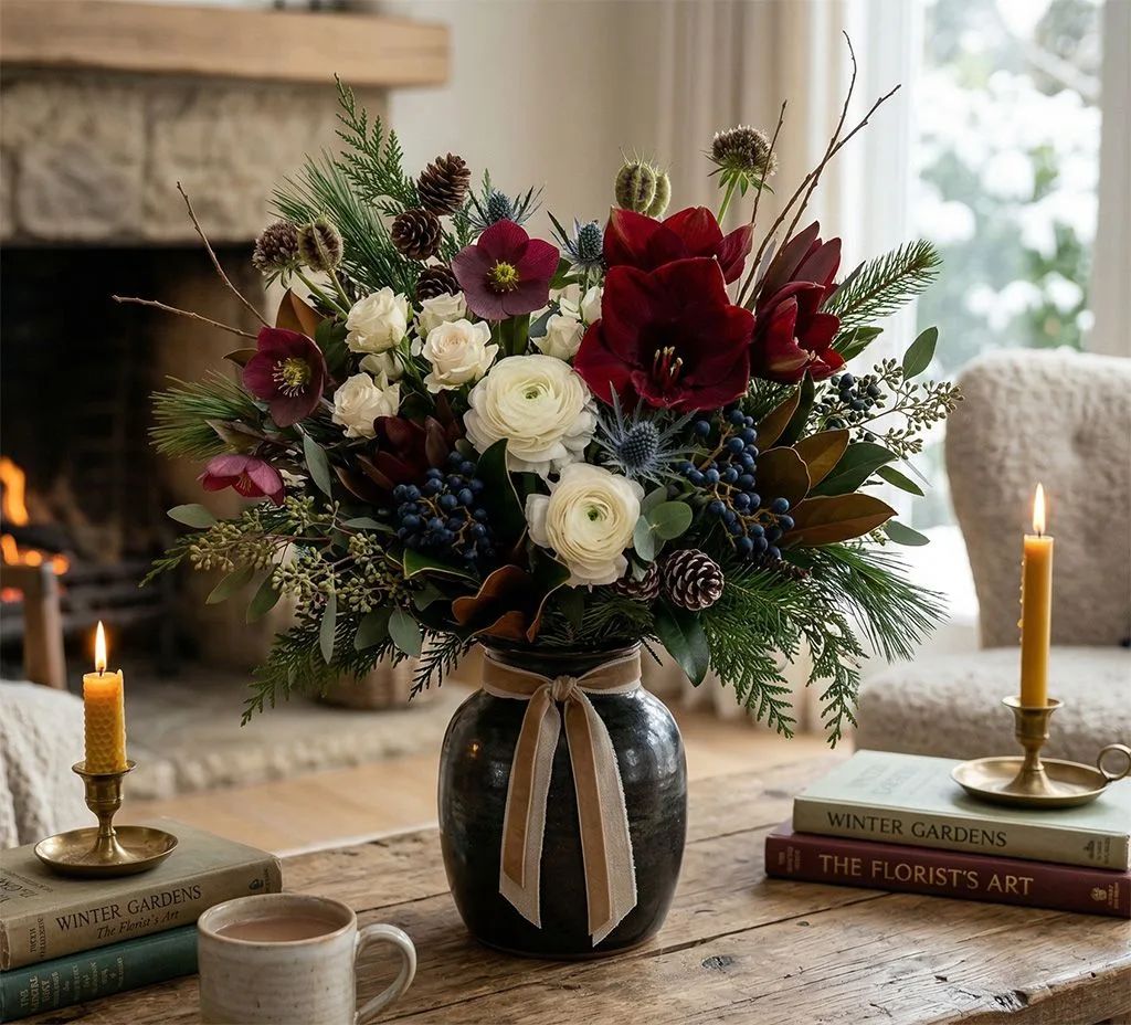 Winter Designer’s Choice Flower Arrangement