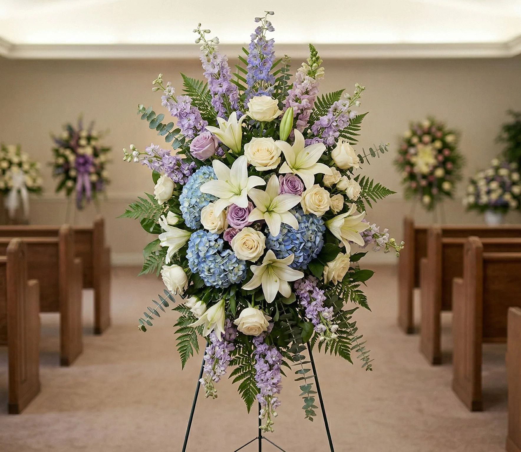 Pastel Hues Sympathy Spray