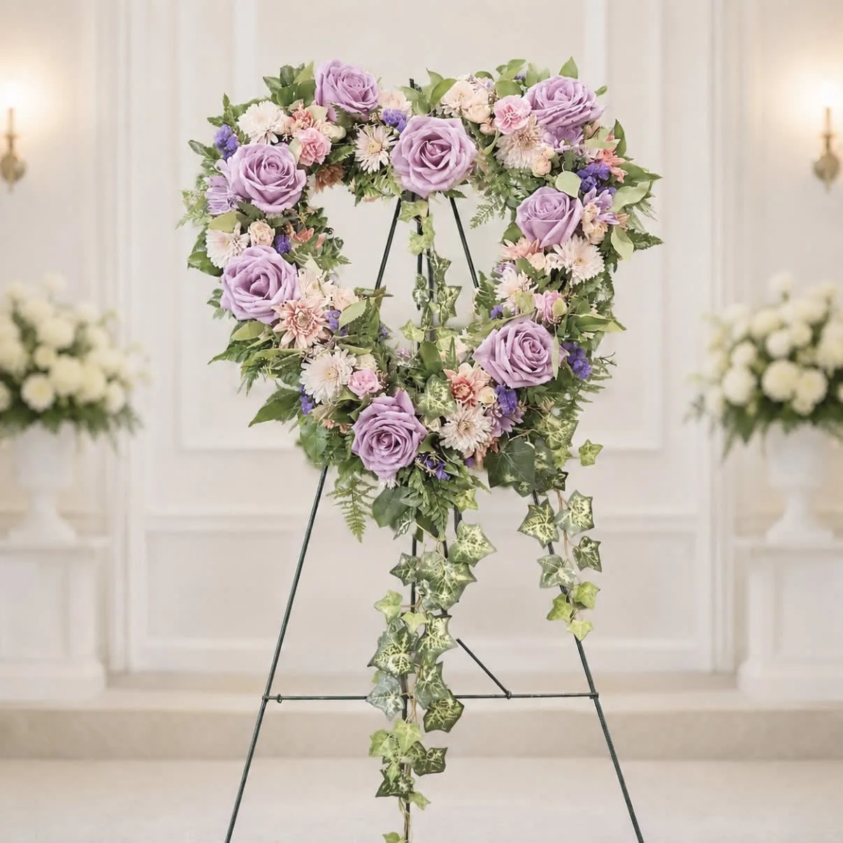 Loving Lavender Wreath with Easel Stand for Mora MN Loving Lavender Wreath with Easel Stand for Mora MN