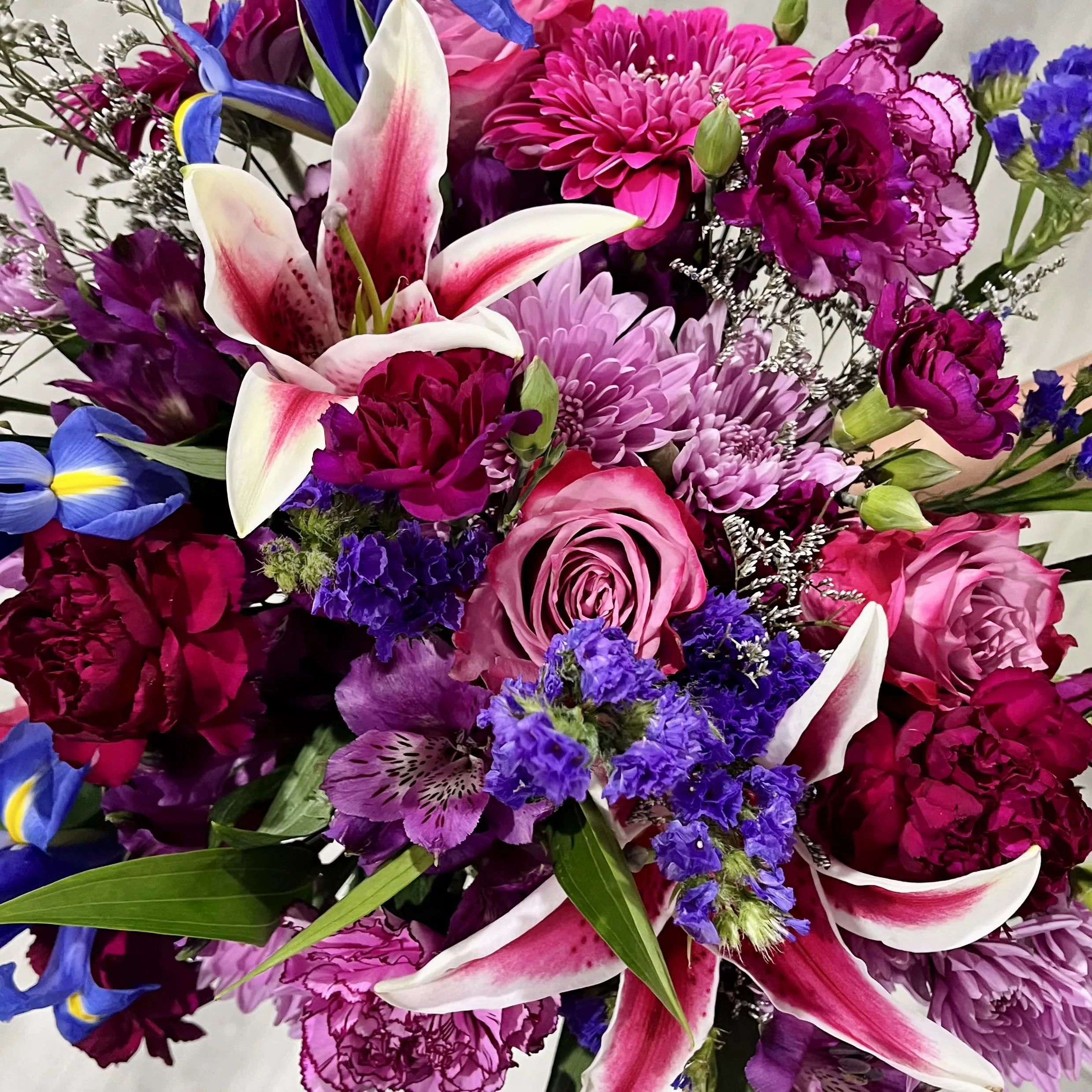 Passion For Purple Designers Choice Vased Arrangement Passion For Purple Designers Choice Vased Arrangement