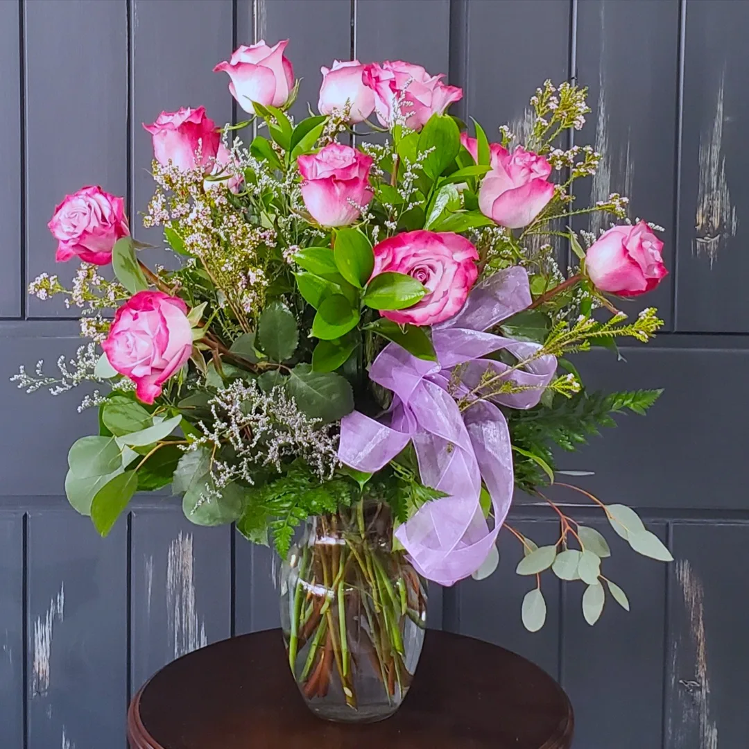 Lavender Roses-One dozen for Mora MN Lavender Roses-One dozen for Mora MN