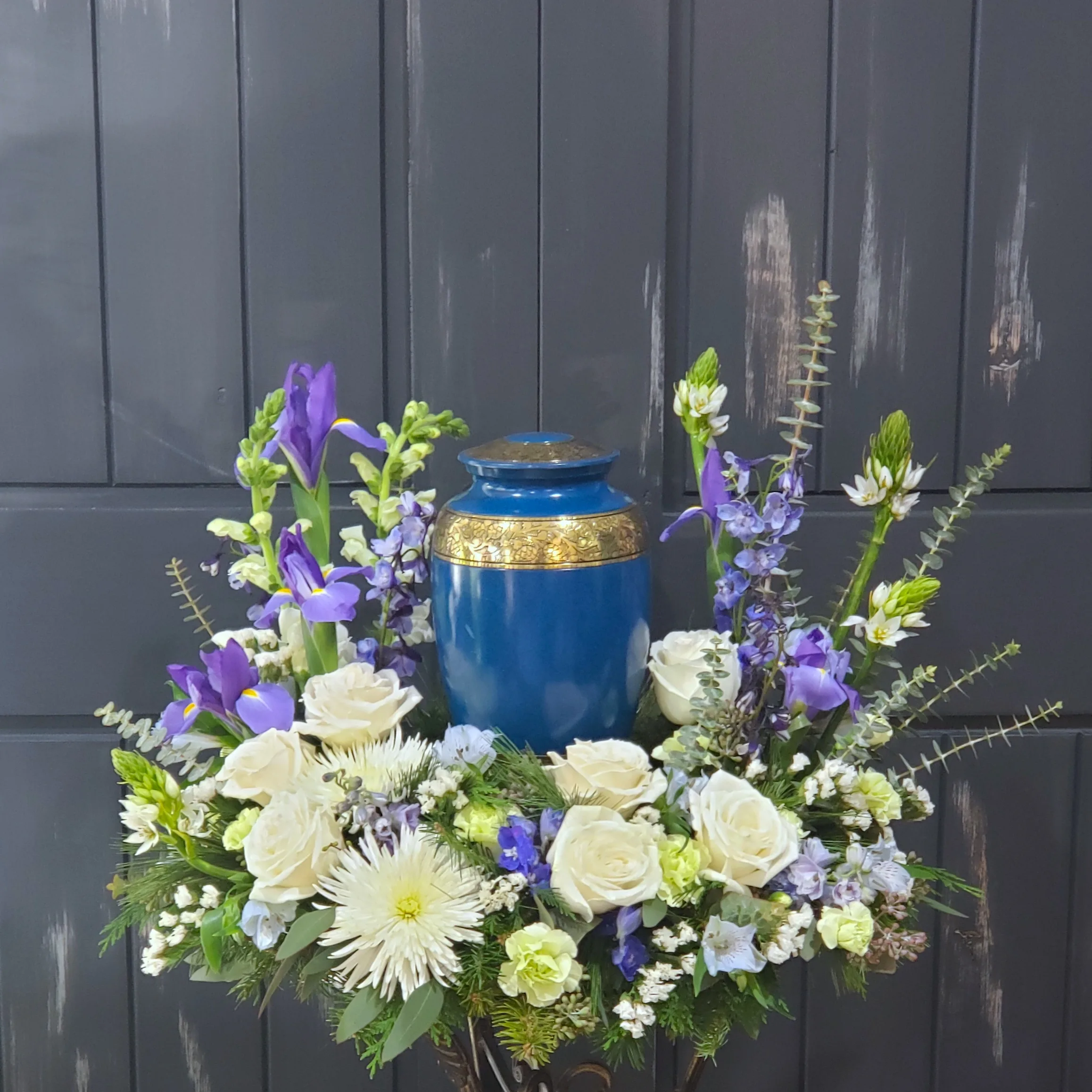 Blue Tranquility Urn Surround Blue Tranquility Urn Surround