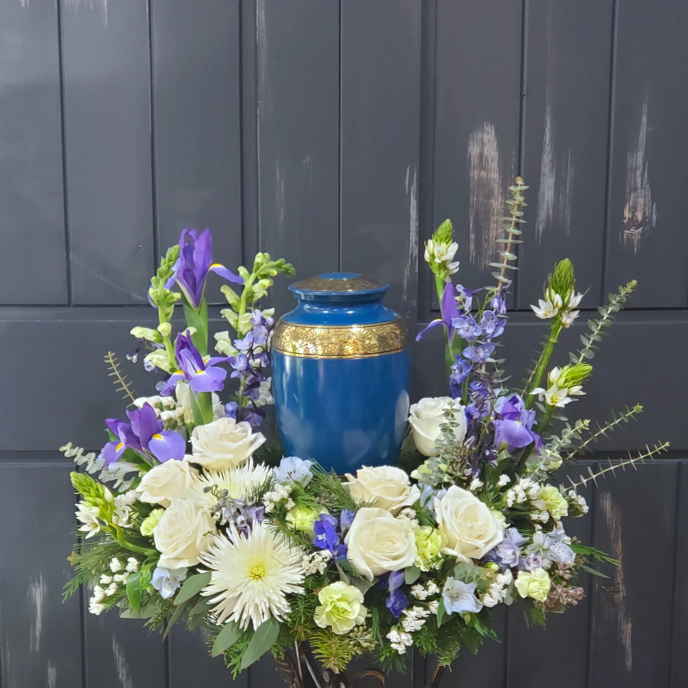 Blue Tranquility Urn Surround
