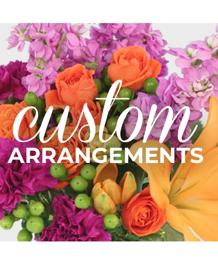 CUSTOM ARRANGEMENT of Fresh Flowers CUSTOM ARRANGEMENT of Fresh Flowers