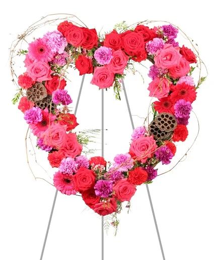 Heartfelt Array Standing Wreath