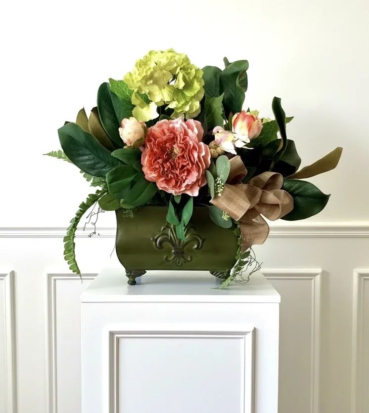 Forever Faux Peony Arrangement