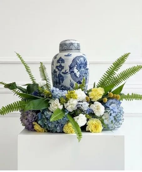 Touching Thoughts Urn Hug Arrangement
