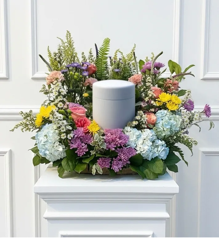 In the Garden Urn Wrap In the Garden Urn Wrap