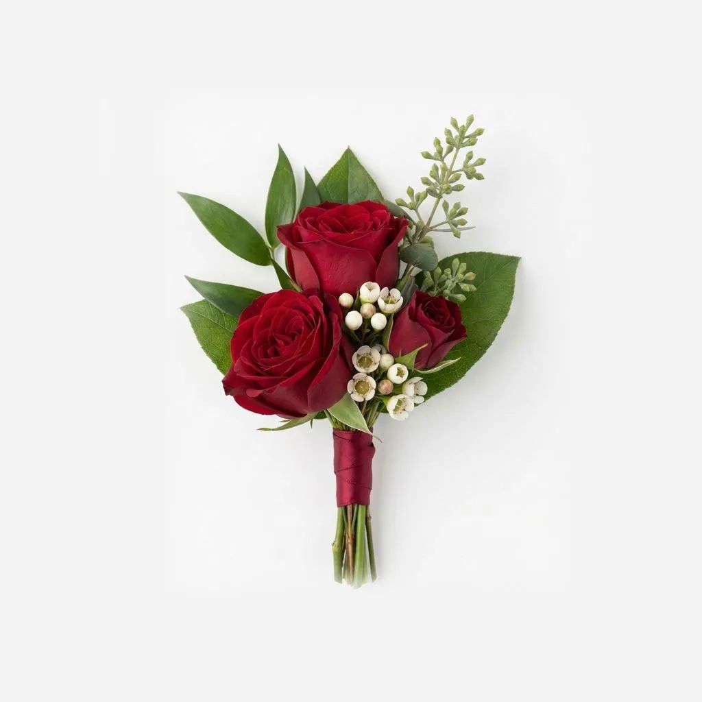 Homecoming Rose Boutonniere-Rose