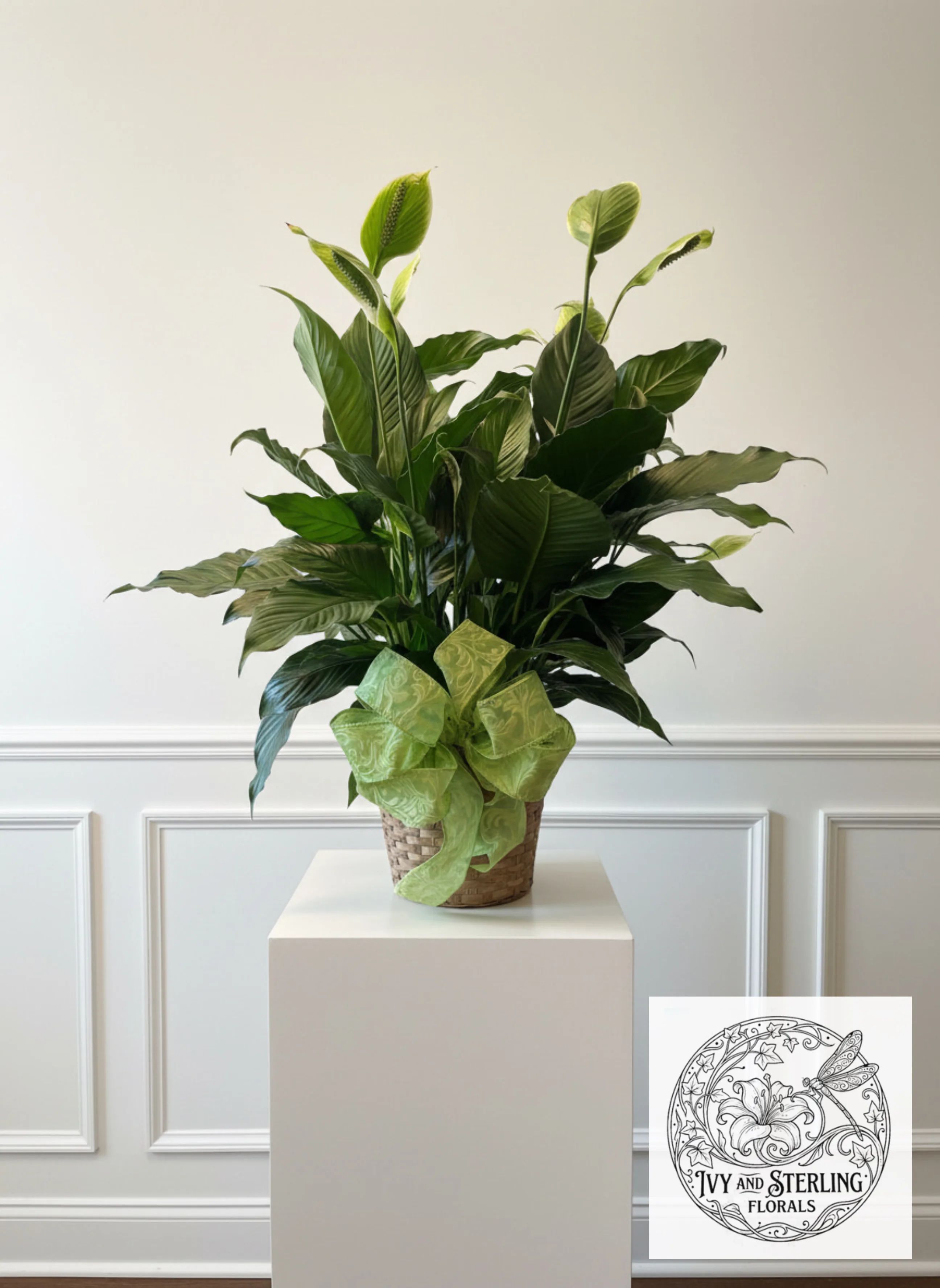 Comforting Peace Lily spathiphyllum house plant