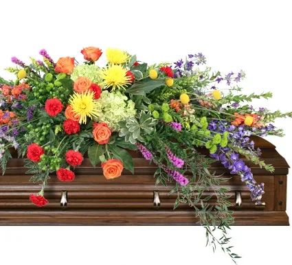 Vibrant Life Casket Spray