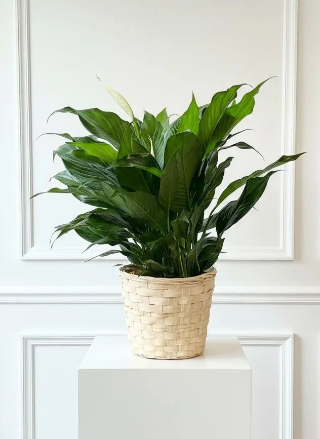 Comforting Peace Lily spathiphyllum house plant