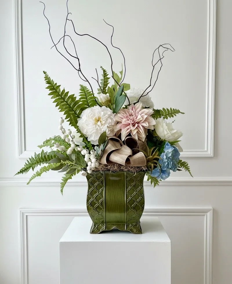 Forever Faux Hydrangea Arrangement Forever Faux Hydrangea Arrangement