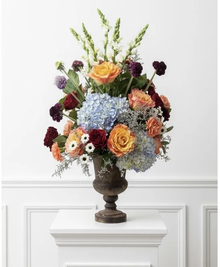 Rustic Beauty Footed Vase Rustic Beauty Footed Vase