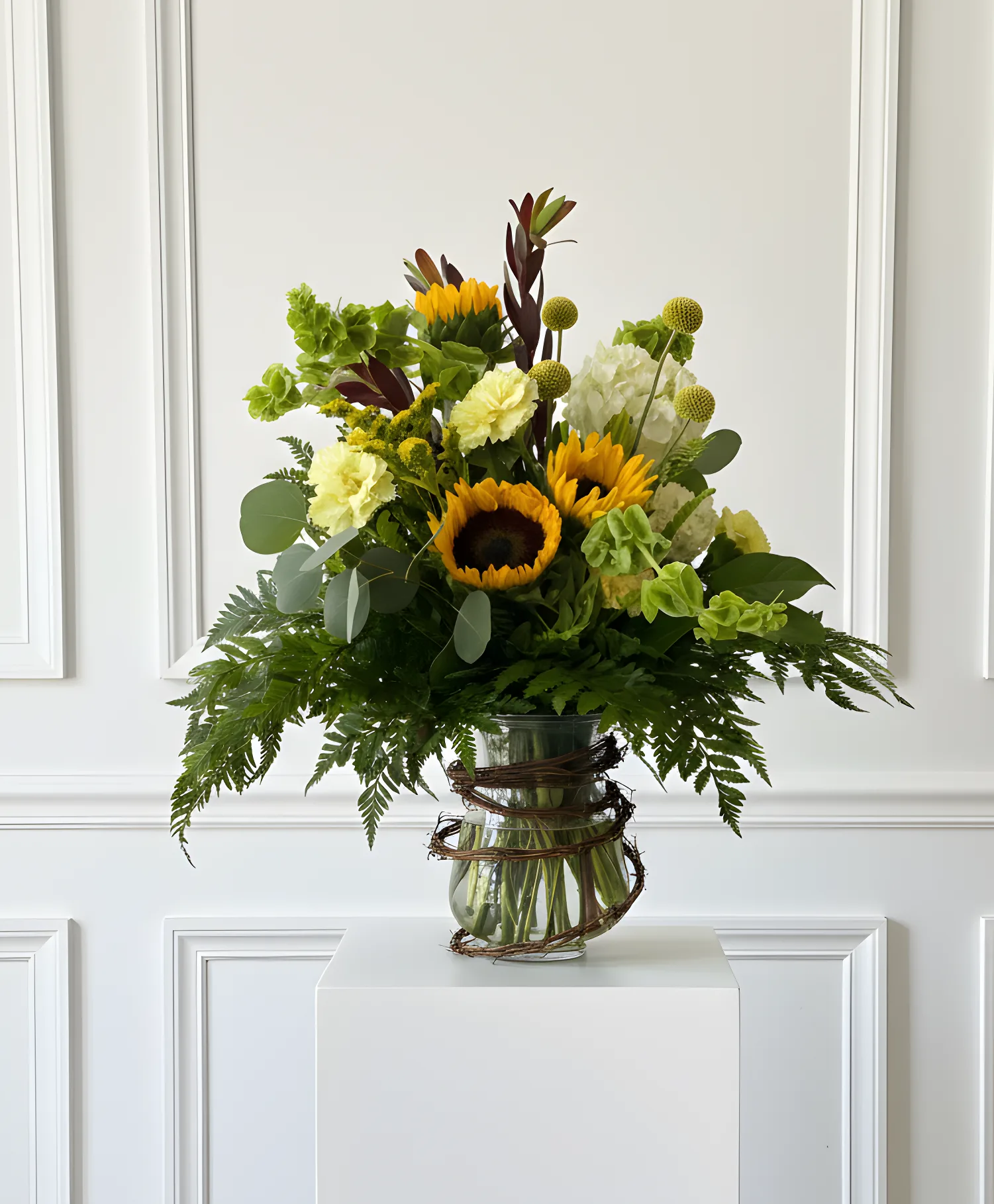 Gentle Hug Vine Wrapped Vase Arrangement Gentle Hug Vine Wrapped Vase Arrangement