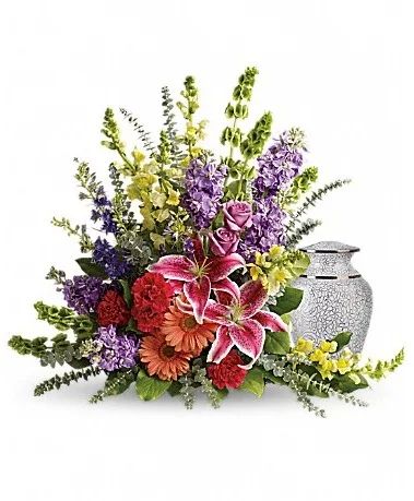 Shades of Faith Cremation and Memorial Floral Arrangement