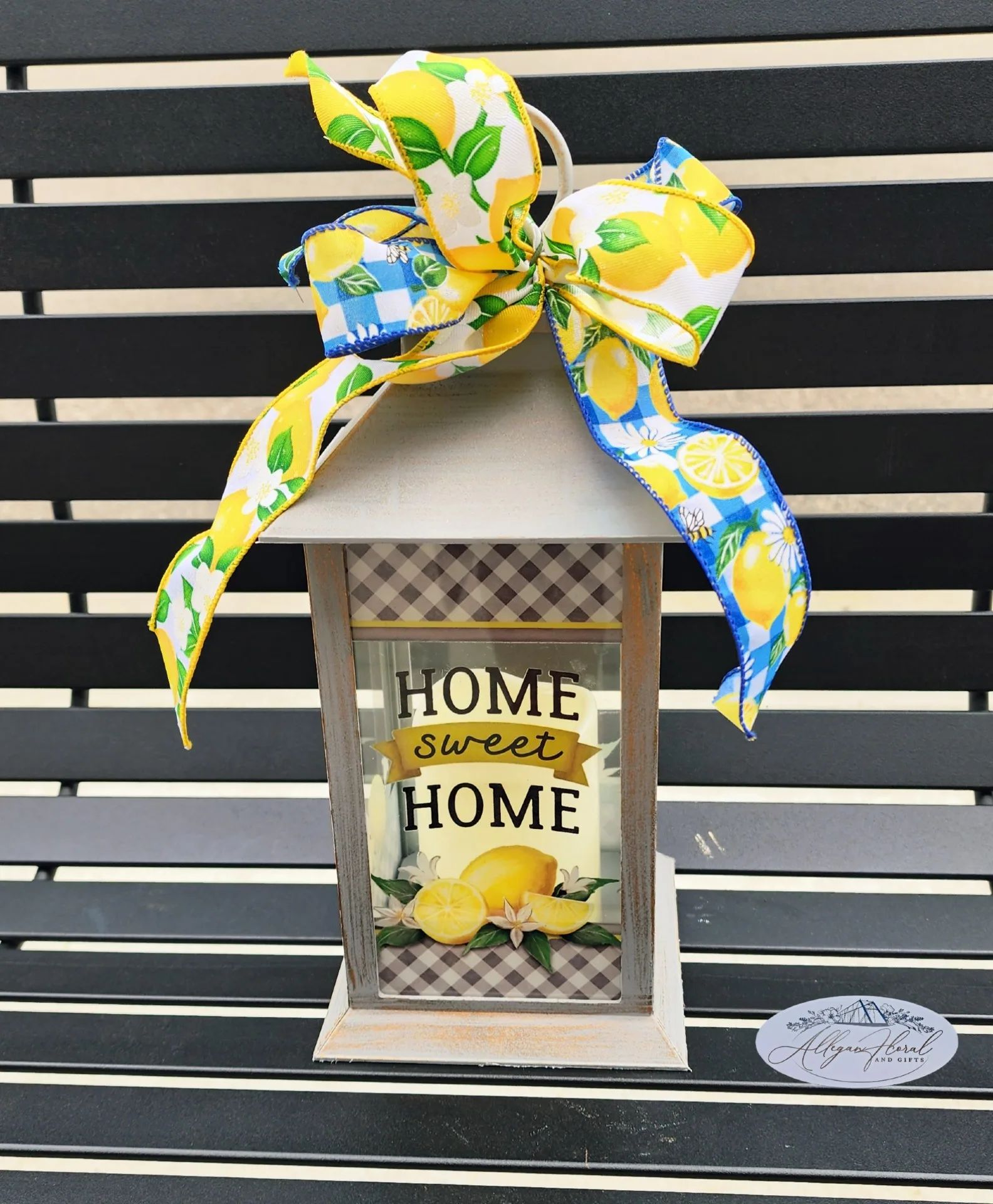 Lemon Welcome Lantern Everyday Home Decor