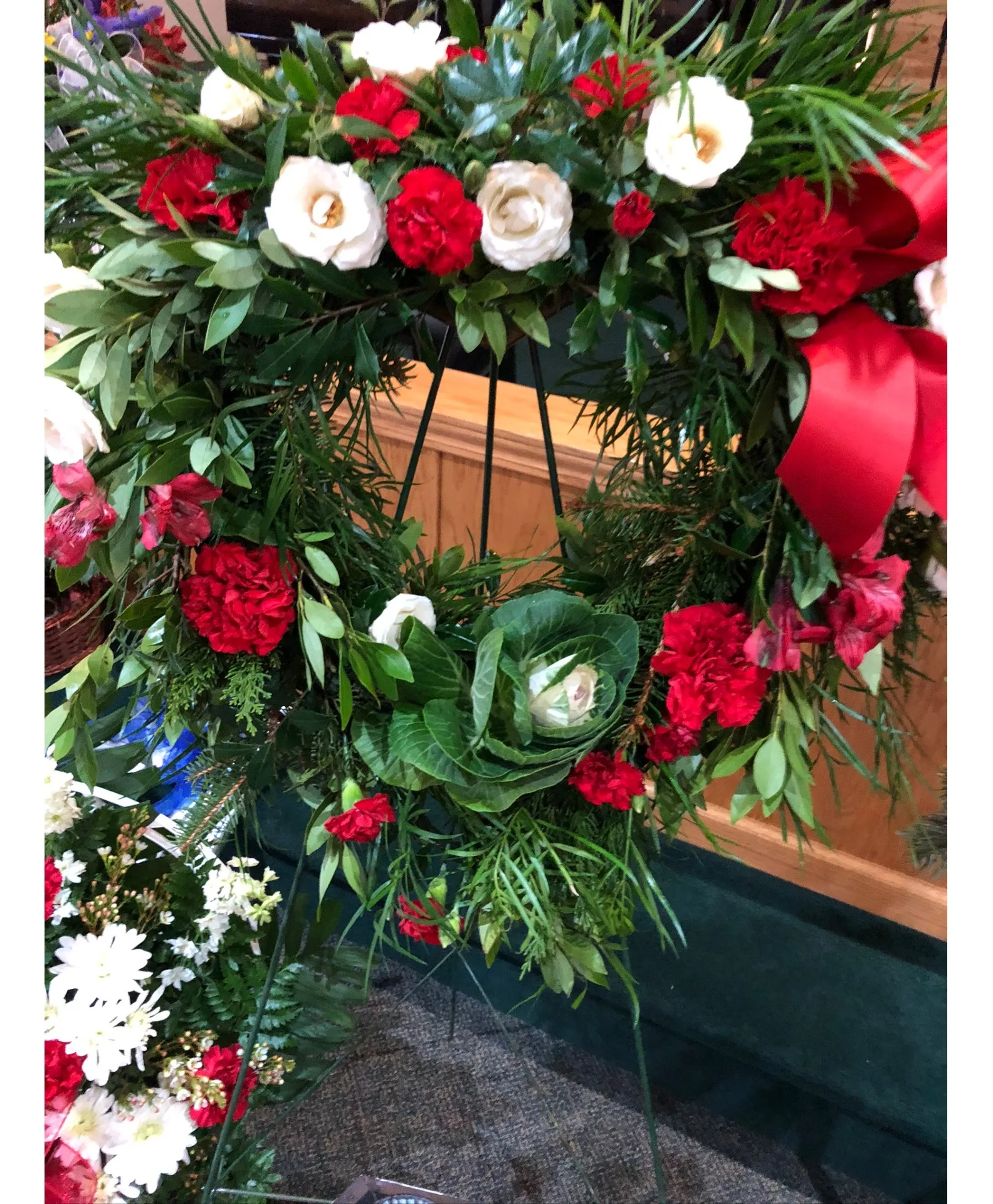 Custom designed Wreath Add Color & Shape in Instructions Custom designed Wreath Add Color & Shape in Instructions