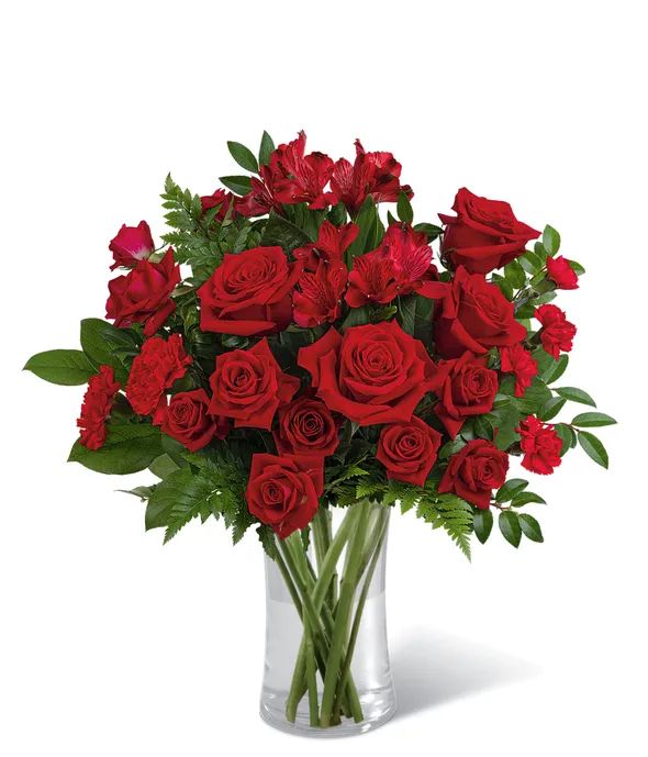 Love-Struck Crimson Bouquet