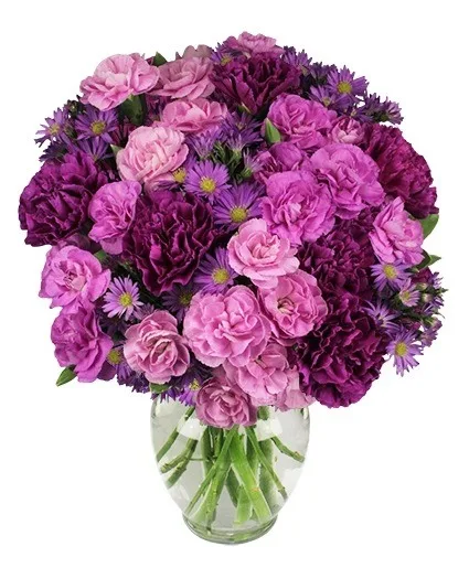 Purple Passion Flower Arrangement Purple Passion Flower Arrangement