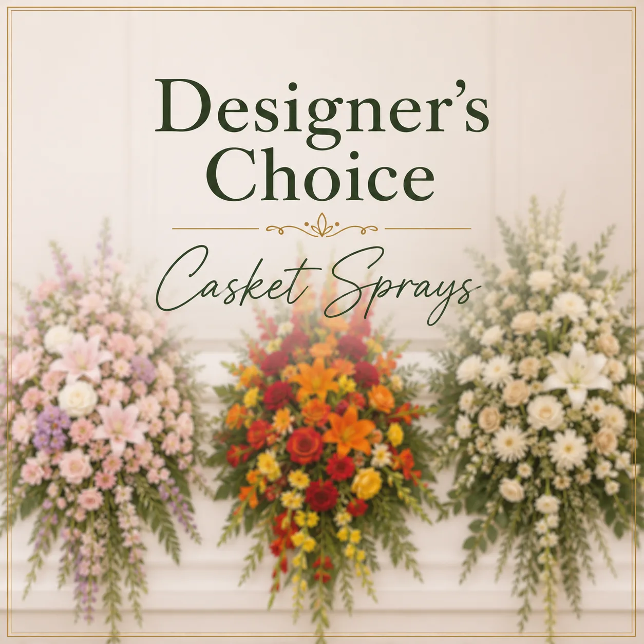 Designer's Choice - Casket Spray Designer's Choice - Casket Spray