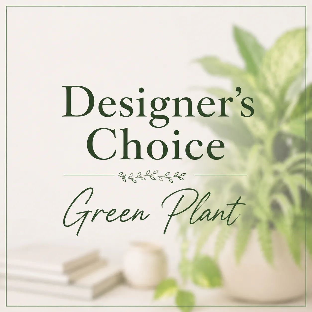 Designer's Choice - Green Plant